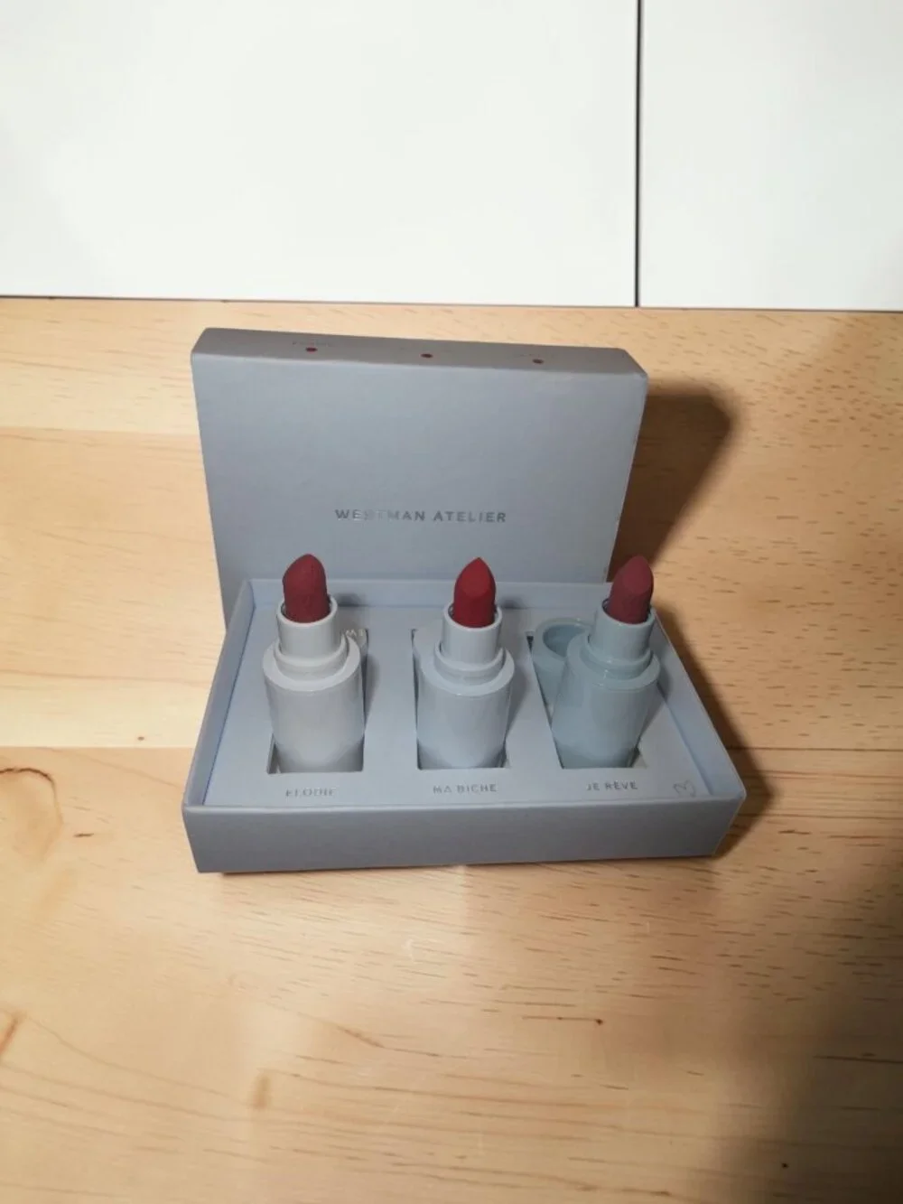 Westman Atelier Petite Lip Suede Matte Lipstick Trio Holiday 2025 (New in Box)